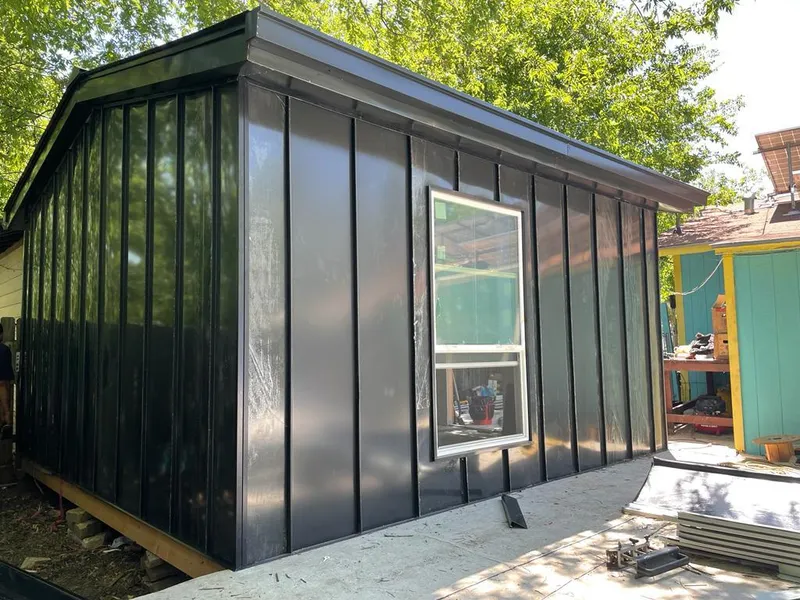 Black standing seam metal wall panels for Roof Inspection in Canyon Lake